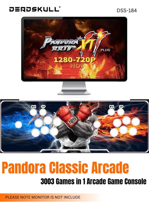 3003 Games in 1 Arcade Game Console ,Pandora Treasure 3D Double Stick,3003 Classic Arcade Game,Search Games, Support 3D Games,Favorite List, 4 Players Online Game,1280X720 Full HD Video Game