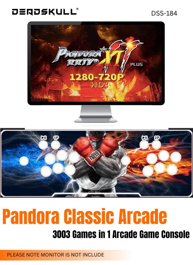 Generic 3003 Games in 1 Arcade Game Console ,Pandora Treasure 3D Double Stick,3003 Classic Arcade Game,Search Games, Support 3D Games,Favorite List, 4 Players Online Game,1280X720 Full HD Video Game  - Image 1