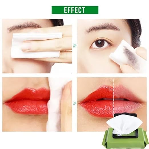 CLYDORA Fresh Clean Glow Makeup Remover Wipes with Avocado Extract 60 Super Soft Wet Wipes for Face Gentle Hydrating Cleansers for All Skin Types Pack Of 1 - Image 3