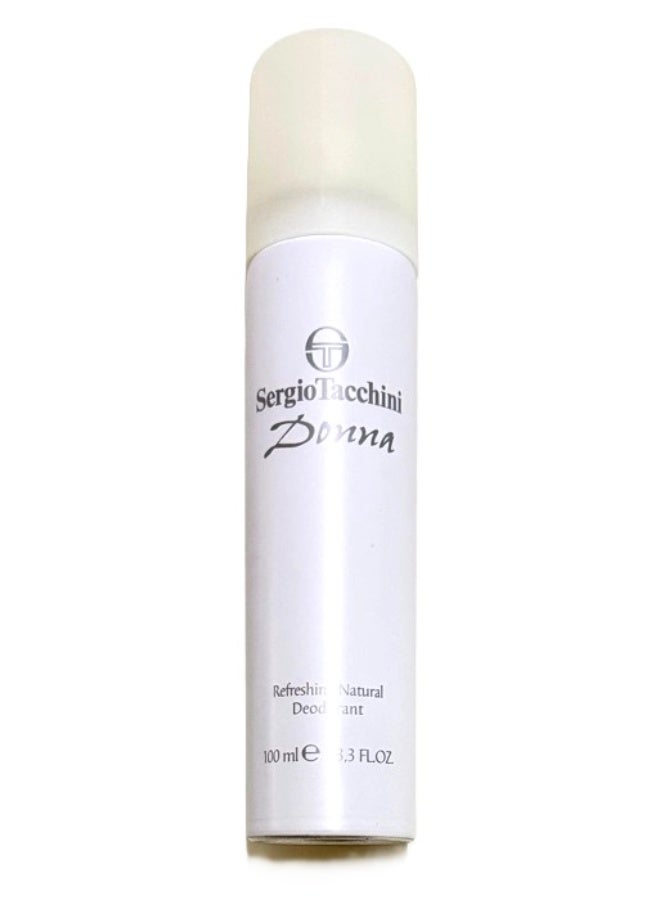 Sergio Tacchini Donna Body Spray Deodorant 4 x 100ml pack Original collection - Image 2