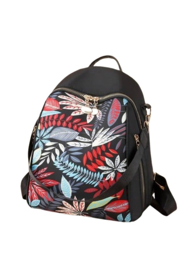 JAISOM Printed Waterproof Backpack For Girls | Multi Pocket College Bag For Women | Stylish Anti‑Theft Water‑Resistant Daypack With Adjustable Straps | Lightweight 15L Travel Casual Shoulder Bag - Image 1