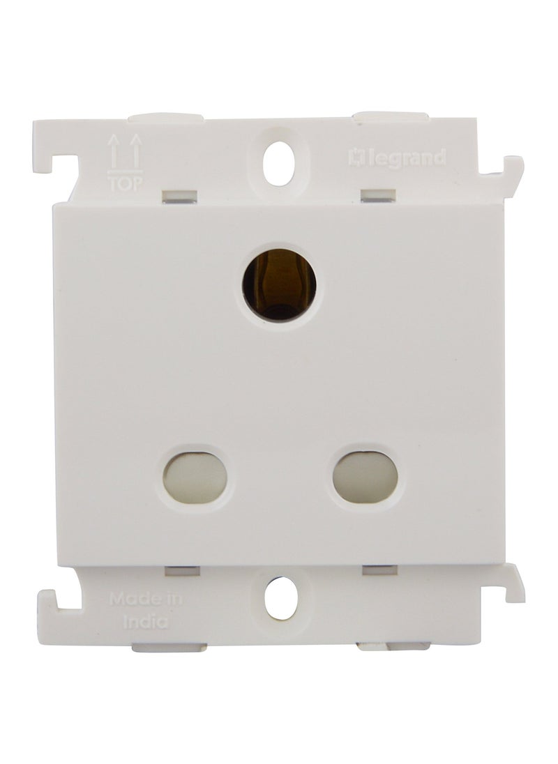 Legrand Legrand Polycarbonate Mylinc 6A 23Pin MultiSocket 675550 White  - Image 1