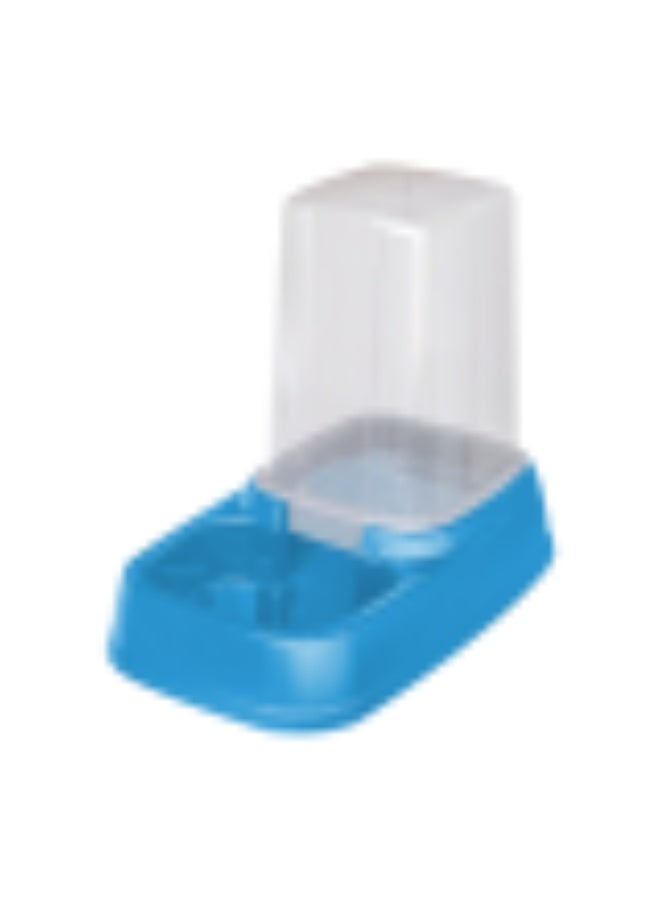 Geoplast Georplast Eat & Drink Dispenser 3.7L – Navy Blue 2 in 1 Pet Food & Water Dispenser for Cats and Dogs - Image 1