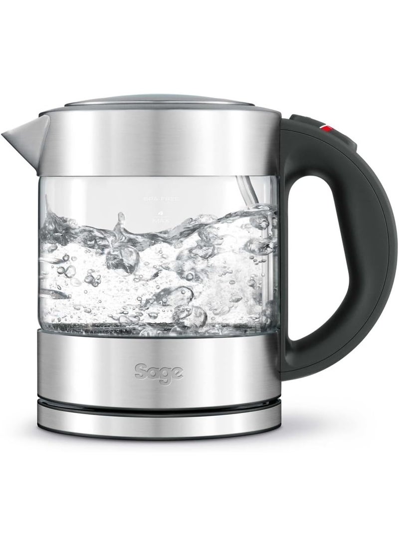 Sage غلاية مدمجة بيور - 1 لتر غلاية هادئة بدون سلك - غليان سريع، فولاذ مقاوم للصدأ مصقول - Image 1