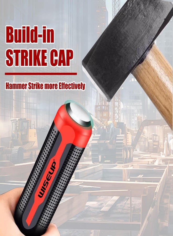 وايزأب مجموعة أدوات رفع WISEUP، مكونة من 4 قطع، عتلة شديدة التحمل بمقاسات 8 و12 و18 و24 بوصة مع أغطية ضغط سميكة للرفع والهدم وأدوات يدوية لميكانيكا السيارات - Image 5