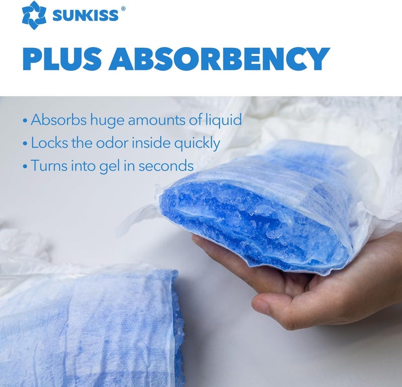 SUNKISS TrustPlus Unisex Incontinence Disposable Underwear Large 16 Count Heavy Absorbency Barrier Leak Protection Odor Control Soft Flexible Fabric - Image 3