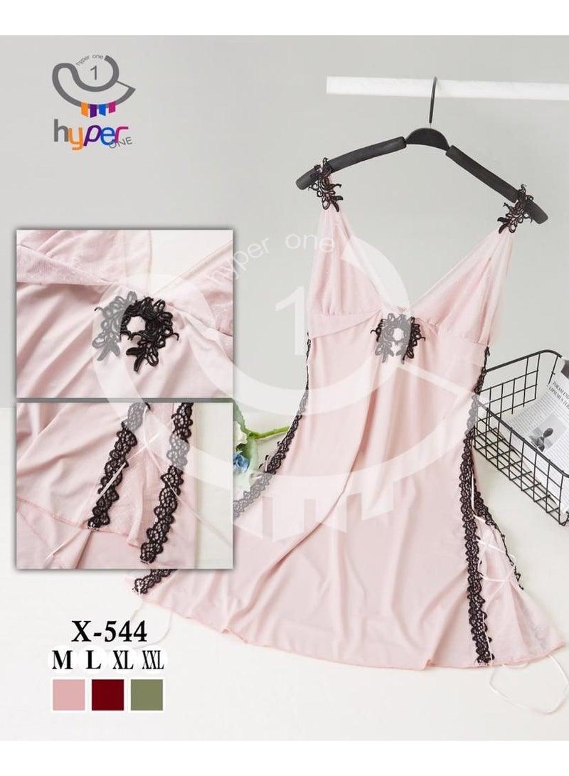 Hyper One Elegant French Style Women's Lingerie  Pink