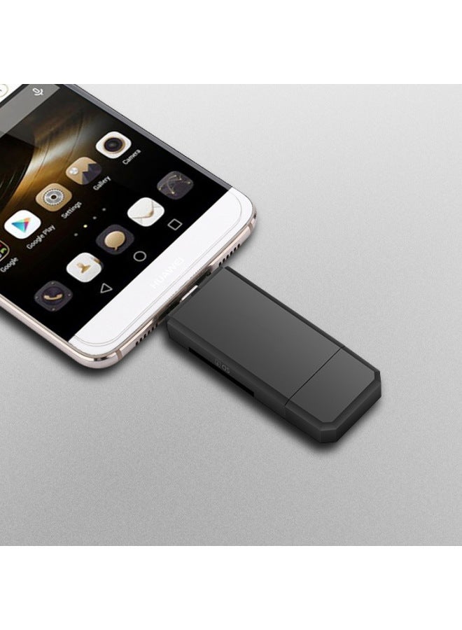 Neutral Card Reader Mobile Phone Card Reader Otg Multi-function Typec Computer Smart Usb Three-in-one Tf Card Reader - Image 2