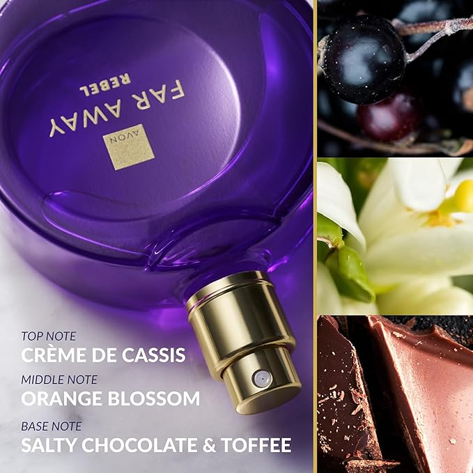 Avon Far Away Rebel Eau de Parfum 50ml Floral and Oriental Scent Long Lasting Scent Perfect for Any Occasion Cruelty Free - Image 4