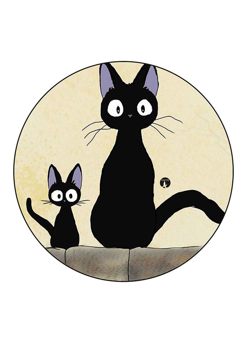 Kiki'S Delivery Service Printed Mouse Pad  Multicolour