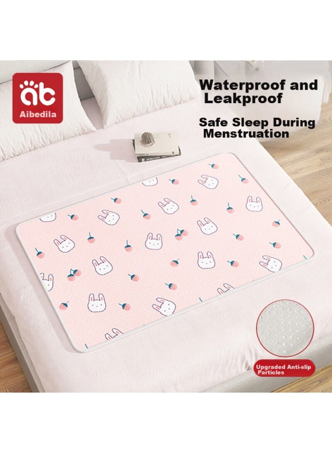 AIBEDILA Aibeidila Washable Cotton Breathable Baby Diaper Pad, Newborn Supplies, Menstrual Pad, Bed Leak-proof, 60*100 - Image 3