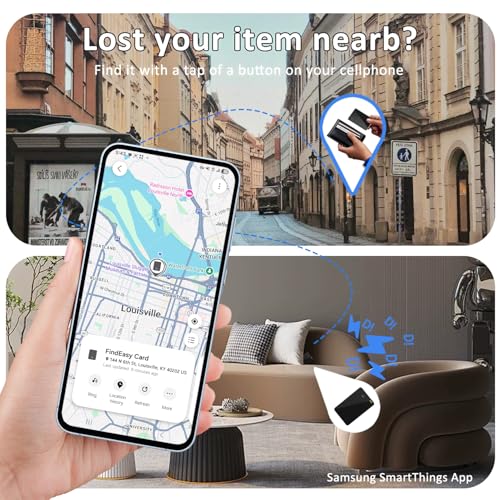 MICFLIP Wallet Tracker Card (Samsung Only),Rechargeable Bluetooth Smart Wallet Tracker,0.08in Ultra-Thin Glass Samsung Tracker Tags for Wallets,Passports & Luggage,IP67 Waterproof（1 Pack） - Image 3