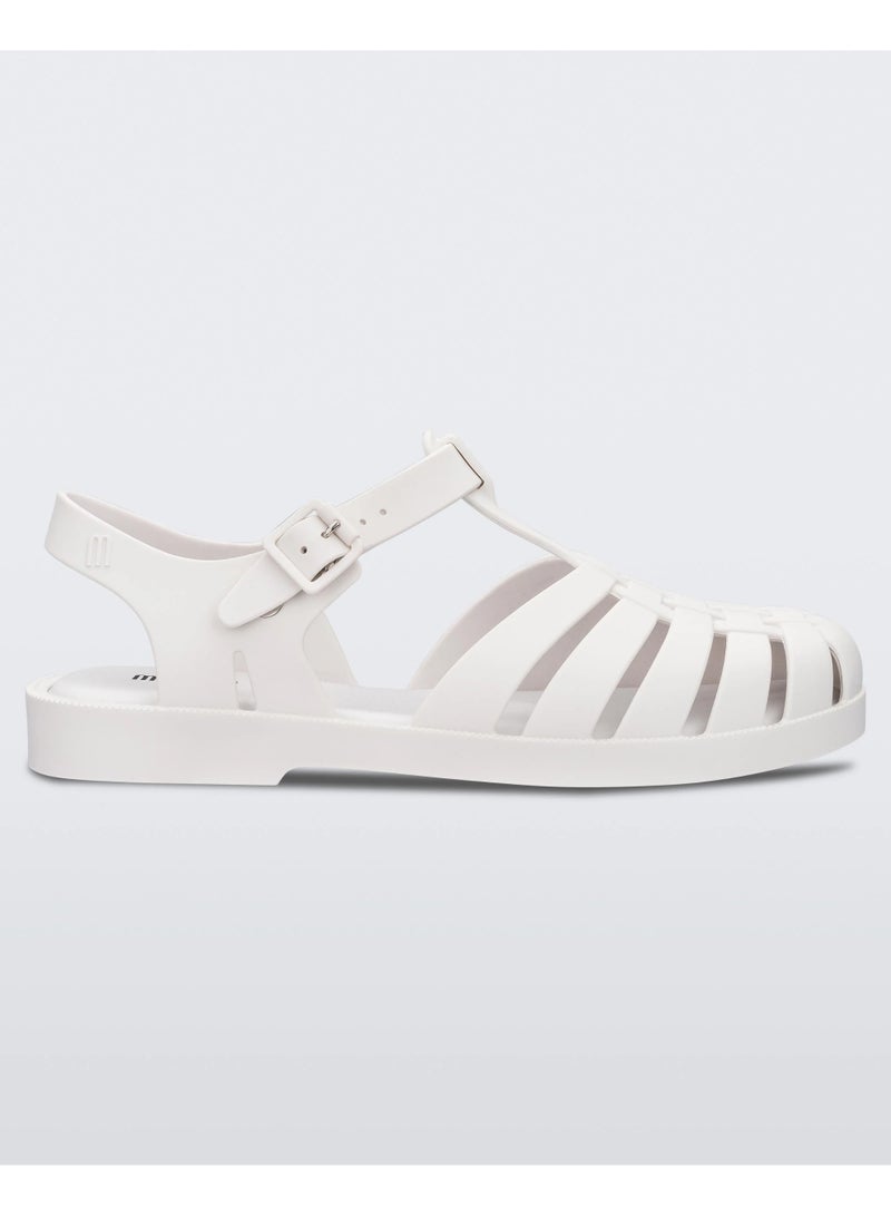 melissa Women's Possession Jelly Shoe Summer in Matte White - Image 1