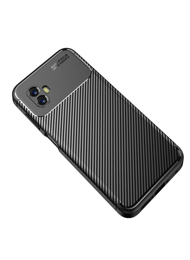 اس-توب جراب لهاتف Samsung Galaxy Xcover6 Pro بفتحة دقيقة من ألياف الكربون ومقاوم للصدمات من مادة TPU - Image 2