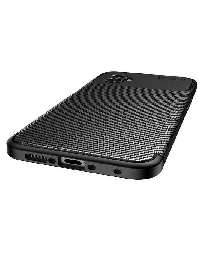اس-توب جراب لهاتف Samsung Galaxy Xcover6 Pro بفتحة دقيقة من ألياف الكربون ومقاوم للصدمات من مادة TPU - Image 4