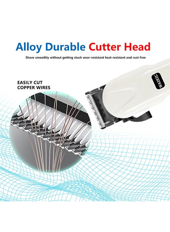 وايكيل مقصات الشعر اللاسلكية للرجال مقصات الشعر الاحترافية لحلاقة وتهذيب اللحية مع عرض قوة LED الأبيض - Image 3