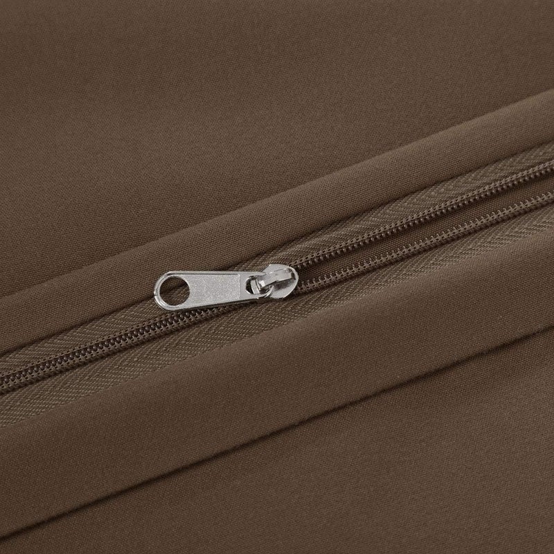 PICCOCASA Body Pillow Pillowcase with Zipper Closure, 1800 Series Brushed Microfiber Body Pillow Cover, Soft Long Pillow Cases for Body Pillows Brown 50 x 140cm/ 4.6ft. - Image 5