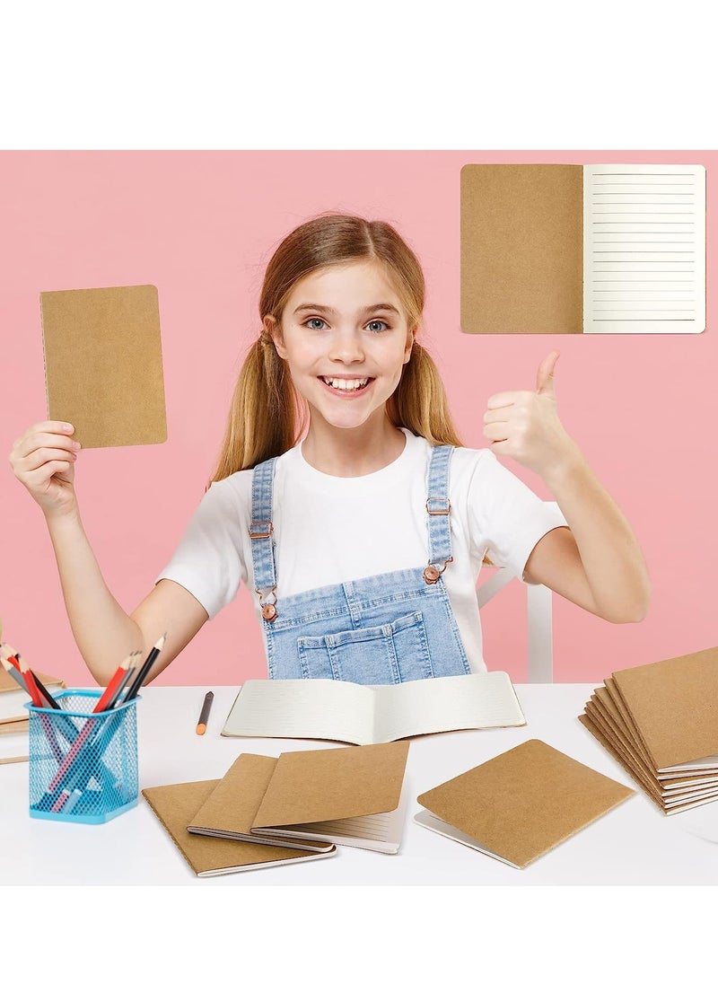 SYOSI - 20 Pack Mini Small Notebooks Set Bulk Tiny Pocket Lined Notebooks Mini Memo Notepads Journals for Kids Classroom Teacher Writing Little Paper Subject Notebooks 30 Sheets/60 Pages - Image 1