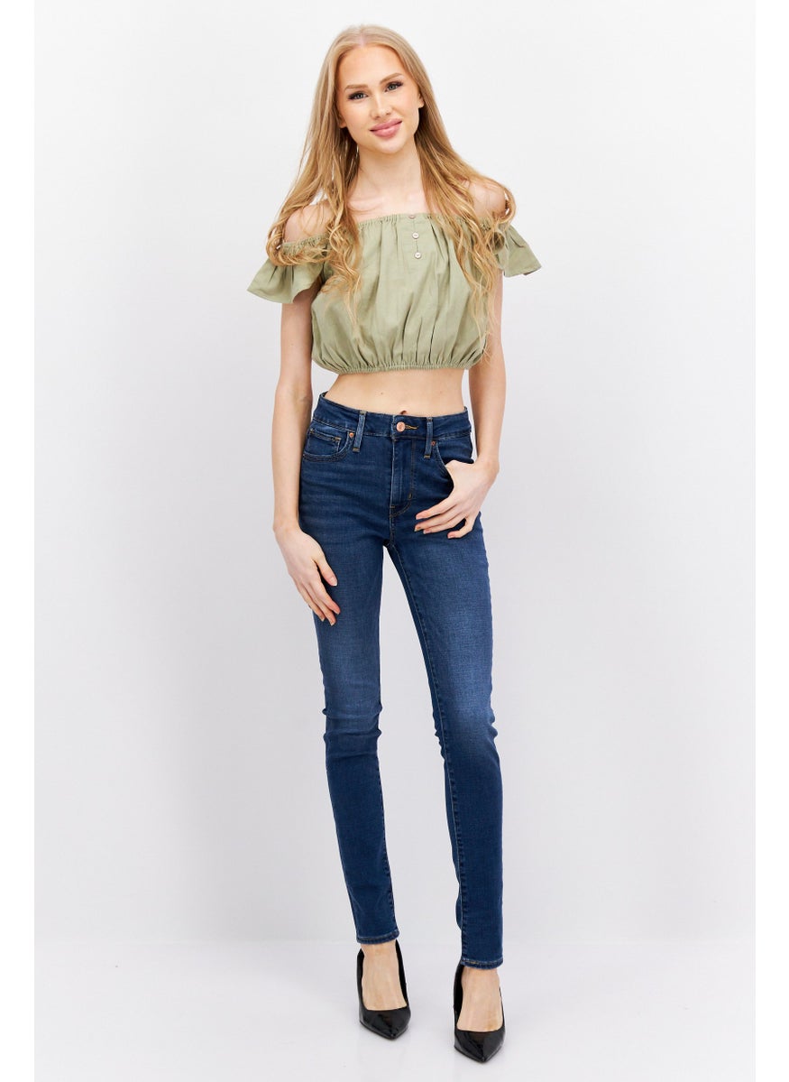 Levi's - Women Super Skinny Fit High Waist Stretchable Denim, Blue - Image 1
