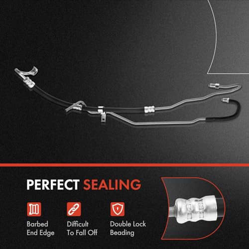 A-Premium Power Steering Hose Pressure & Return Line Hose Assembly Compatible with Toyota Camry 1997-2001 Solara 1999-2001 L4 2.2L FWD - Image 3
