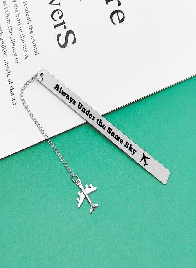 Baipilu Pilot Gifts for Women Men Air Force Flight Attendant Bookmark Aviation Present Graduation Birthday Gifts for Pilots Aviation Flight Traveler Military Wife Bookmark - Image 3