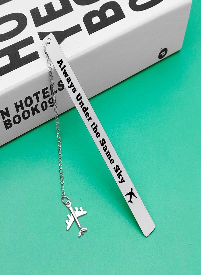 Baipilu Pilot Gifts for Women Men Air Force Flight Attendant Bookmark Aviation Present Graduation Birthday Gifts for Pilots Aviation Flight Traveler Military Wife Bookmark - Image 5