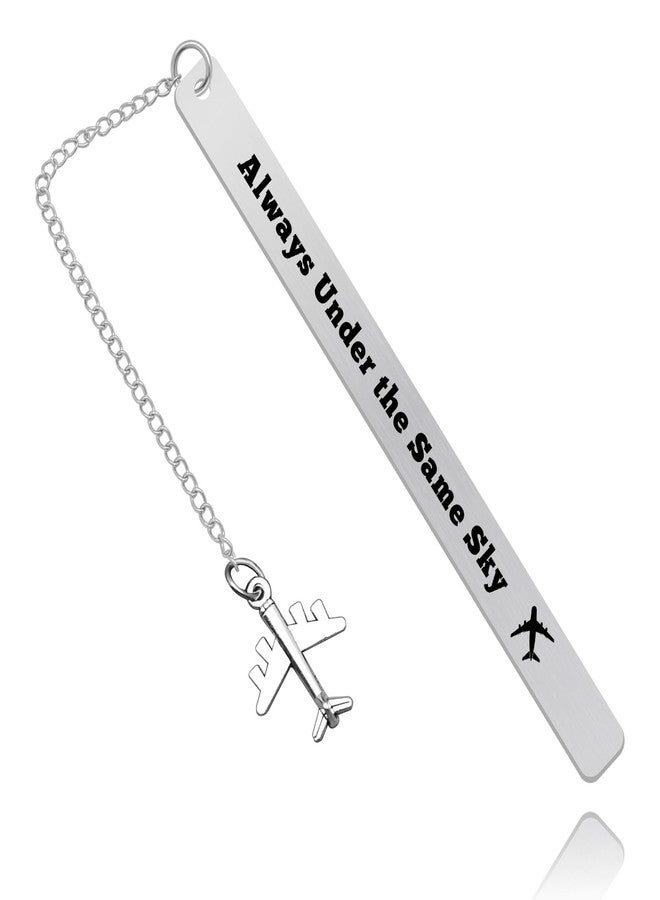 Baipilu Pilot Gifts for Women Men Air Force Flight Attendant Bookmark Aviation Present Graduation Birthday Gifts for Pilots Aviation Flight Traveler Military Wife Bookmark - Image 1
