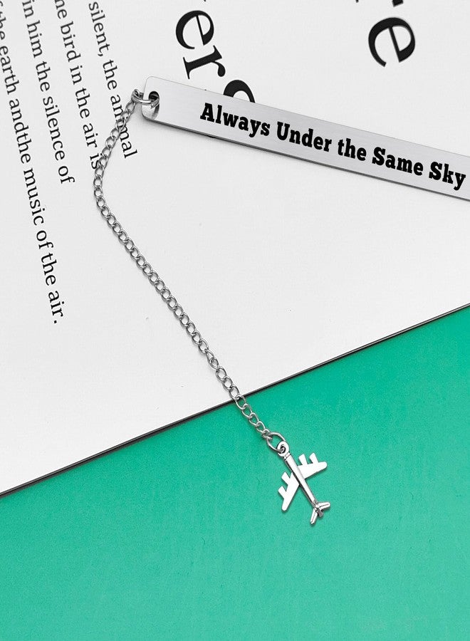 Baipilu Pilot Gifts for Women Men Air Force Flight Attendant Bookmark Aviation Present Graduation Birthday Gifts for Pilots Aviation Flight Traveler Military Wife Bookmark - Image 4
