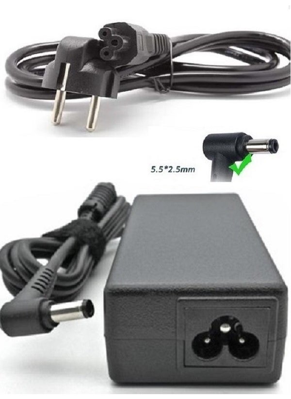Asus Compatible Equivalent Product ADP-65DW A, ADP-65DW C, ADP-65DW Z Compatible Laptop Notebook Charger Adapter 19 Volt 3.42 Ampere - 19V 3.42A 65W 5.5*2.5mm
