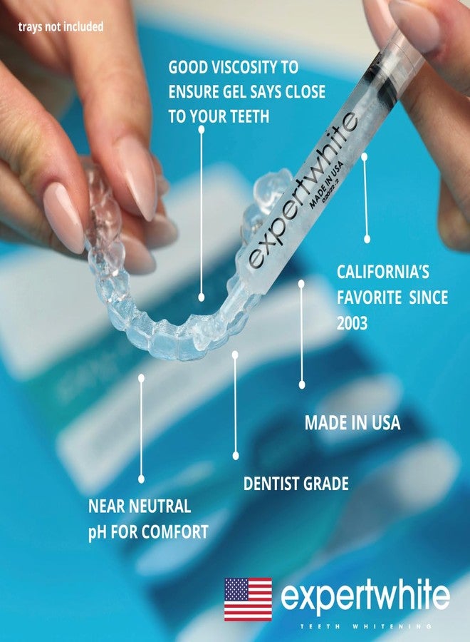 Expertwhite 44% Teeth Whitening Gel - Refills for Trays – Professional Strength Carbamide Petoxide Syringes, 4 × 3cc, 15-Minute Treatment, Gels Only (No Trays - Image 2