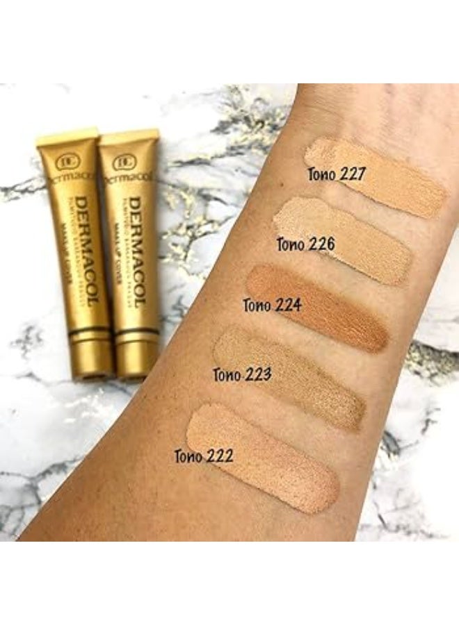 Dermacol Makeup Cover Foundation SPF30 224 30g - Image 4