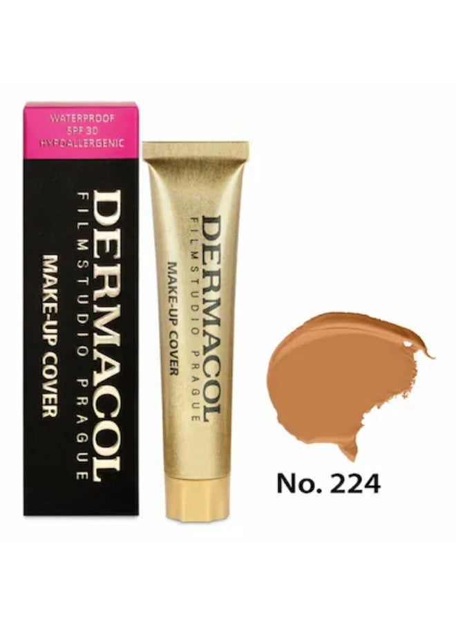 Dermacol Makeup Cover Foundation SPF30 224 30g - Image 3