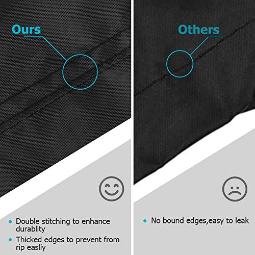 iCOVER 60in Grill Cover, 600D Heavy Duty Waterproof BBQ Grills Covers, UV Resistant & No Fading, for Weber Char Broil Holland Jenn Air Brinkmann Dyna-Glo - Image 4