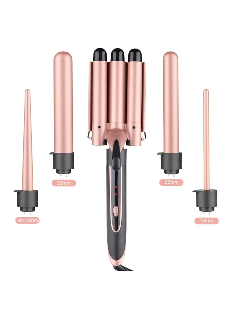 عربست 5-in-1 بكرة الشعر مع 3 أسطوانات الحديد بكرة الشعر مع 10mm ، 25mm ، 32mm رئيس قابل للاستبدال - Image 1