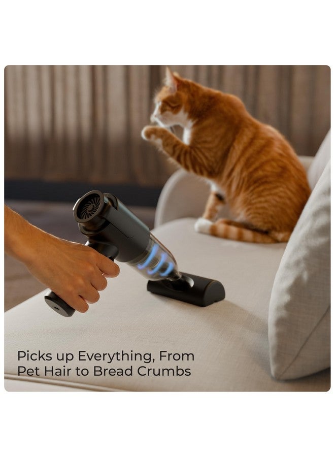 Xech مكنسة كهربائية Xech للمنزل والسيارة مع منفاخ وملحقات متعددة ميني محمولة قابلة للشحن بدون سلك 9000pa 130W 150ml (V-Gun PRO) - Image 3