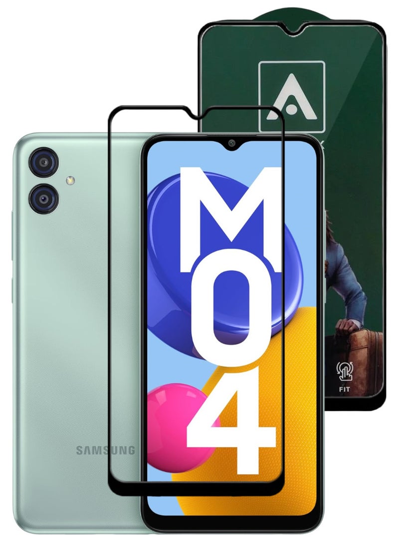 ACLIX Antistatic ESD Dustproof Premium Quality High Definition Tempered Glass Screen Protector Designed For Samsung Galaxy M04 - Image 1