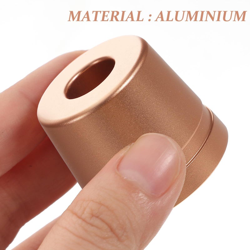 Rose Gold Aluminum Safety Razor Stand Small Metal Razor Holder Bathroom Shaving Storage - Image 5