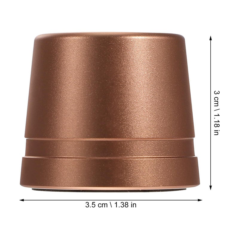 Rose Gold Aluminum Safety Razor Stand Small Metal Razor Holder Bathroom Shaving Storage - Image 3