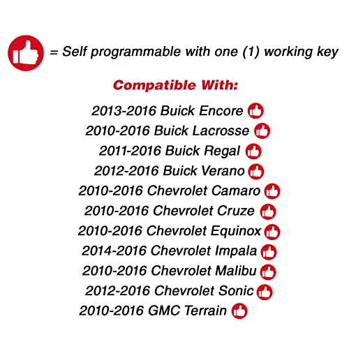 KeylessOption Keyless Entry Remote Control Car Uncut Flip Key Fob Replacement for OHT01060512 - Image 4