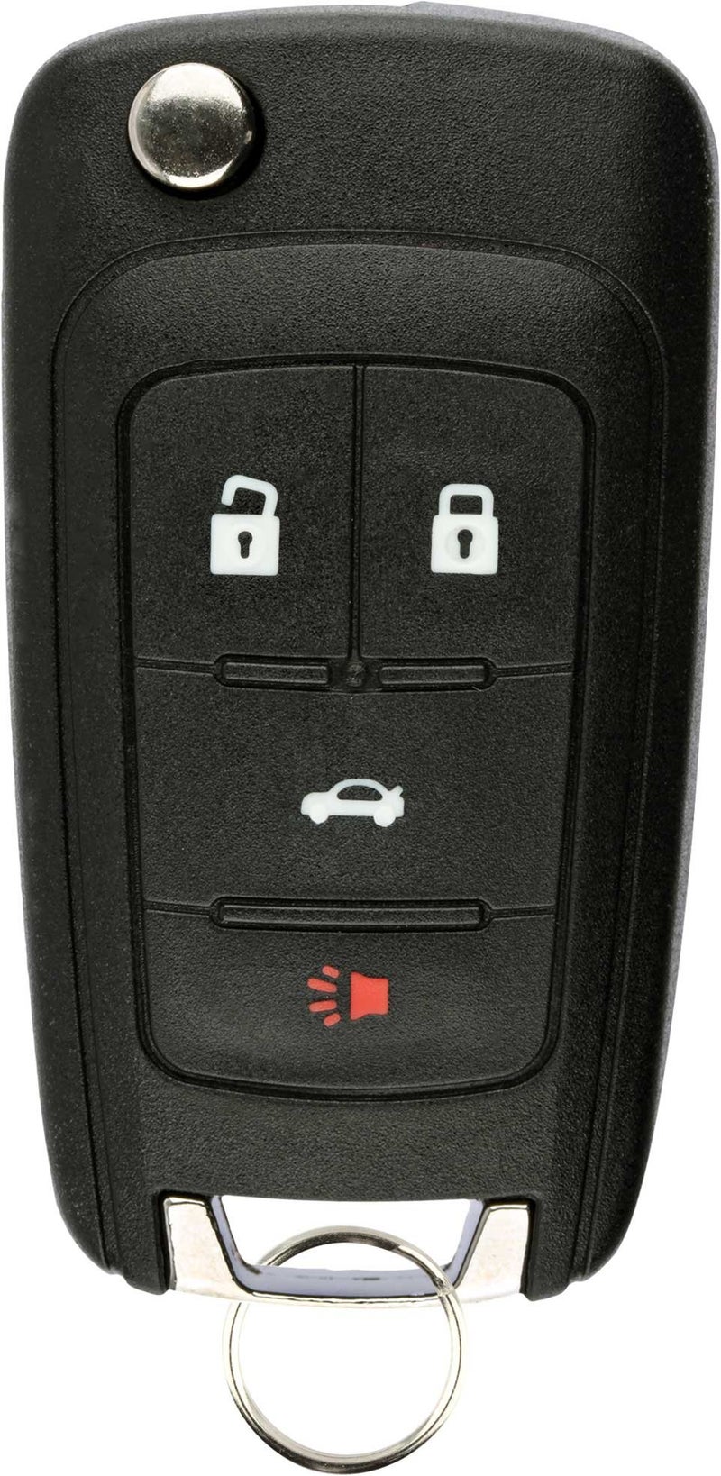 KeylessOption Keyless Entry Remote Control Car Uncut Flip Key Fob Replacement for OHT01060512 - Image 1