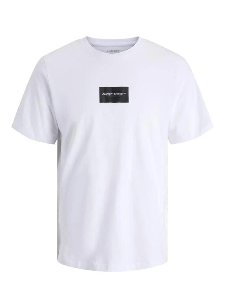 JJ Rebel Logo Regular Fit Crew Neck T-Shirt