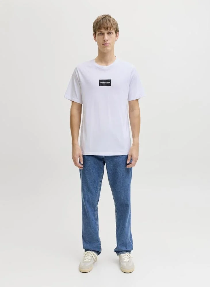 JJ Rebel Logo Regular Fit Crew Neck T-Shirt
