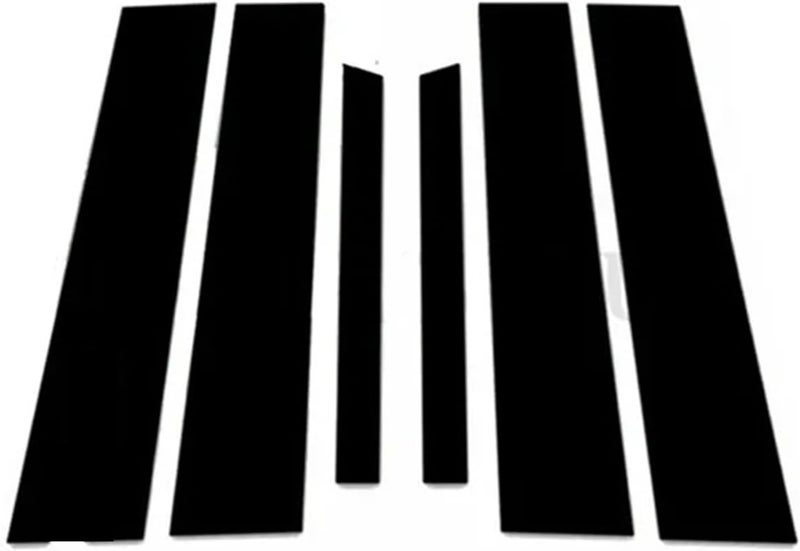 DEMULAX 6Pcs Car Pillar Cover Stickers for Ford Taurus 2010-2019 - Image 1