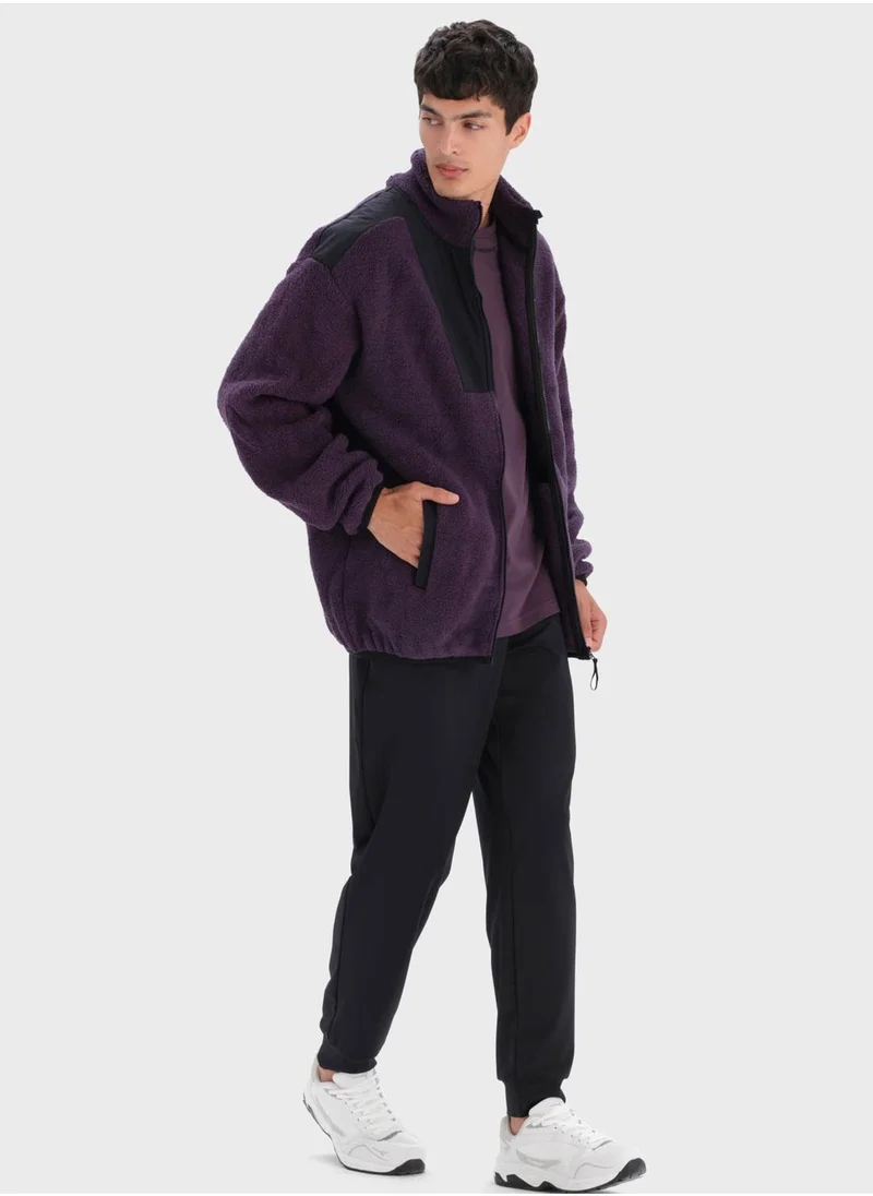 داجي Pocket Zippered Sweatshirt