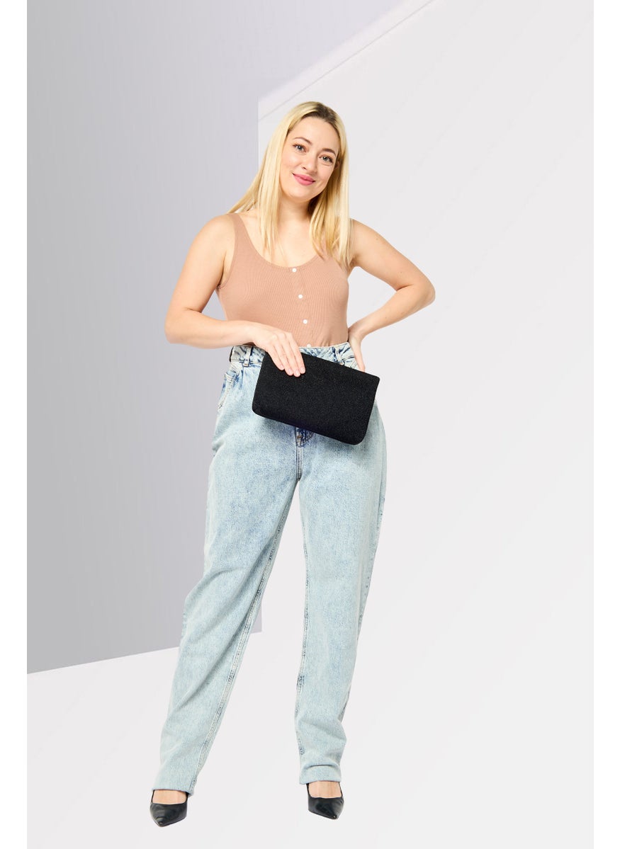 Scotch & Soda Women Tapered Fit Washed Stretchable Jeans, Light Blue  - Image 3