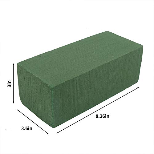 CCINEE Floral Foam Bricks,Florist Foam Green Blocks Supplies for Flower Arrangement DIY Craft,Pack of 5 - Image 2