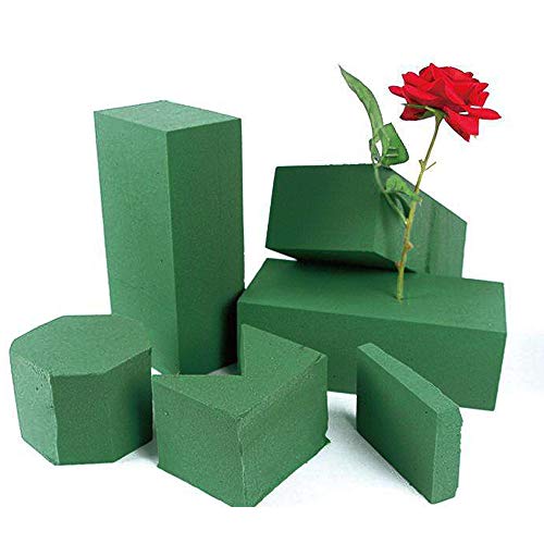 CCINEE Floral Foam Bricks,Florist Foam Green Blocks Supplies for Flower Arrangement DIY Craft,Pack of 5 - Image 3