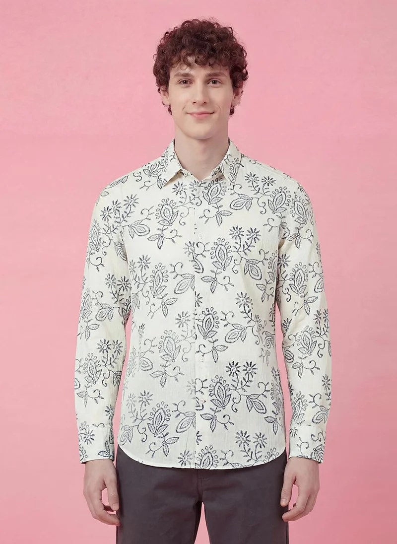 Being Human Men Printed Casual Shirt