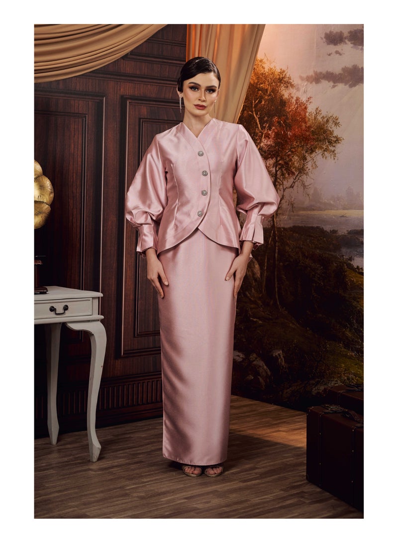 She Dazzle Dian Kurung in Sakura - Image 1