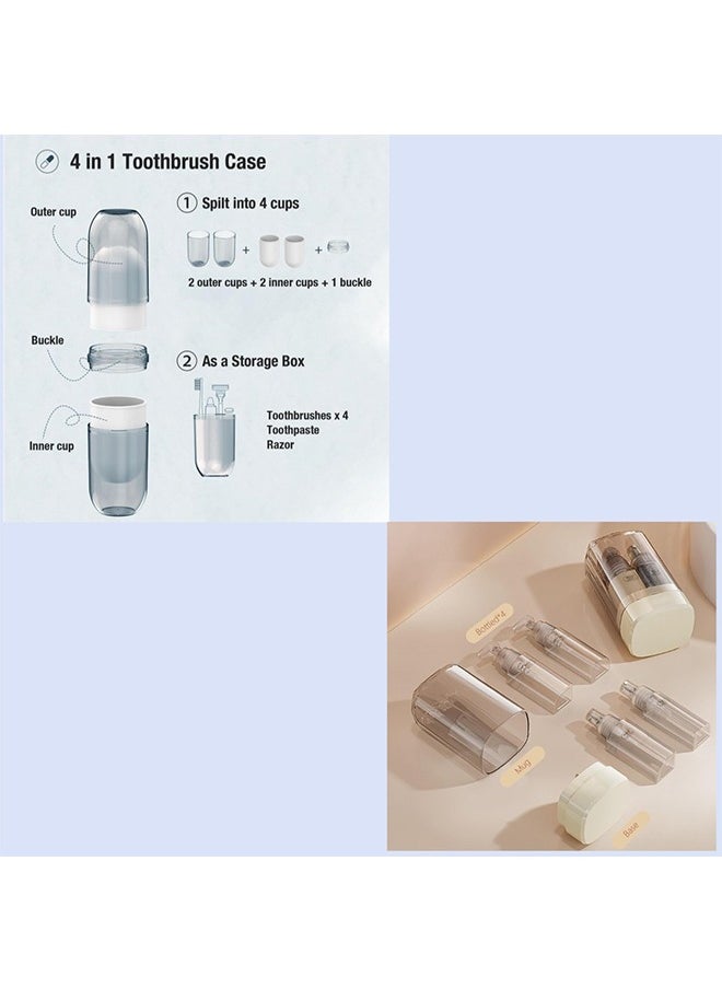 JCB CHIC Travel Bottles Set for Toiletries, TSA Approved Travel Containers,Refillable, Portable, Spray Bottles and Pump Bottles with Labels for Creams, Perfumes and Shampoos  - Image 2
